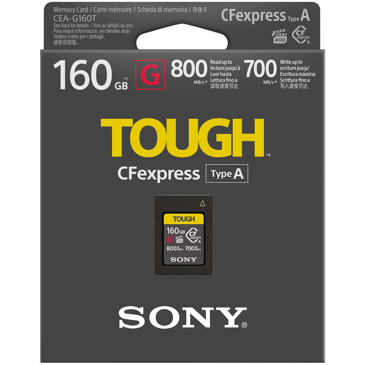 Карта памяти Sony CFexpress Type A Tough 160GB (CEA-G160T), фото 2