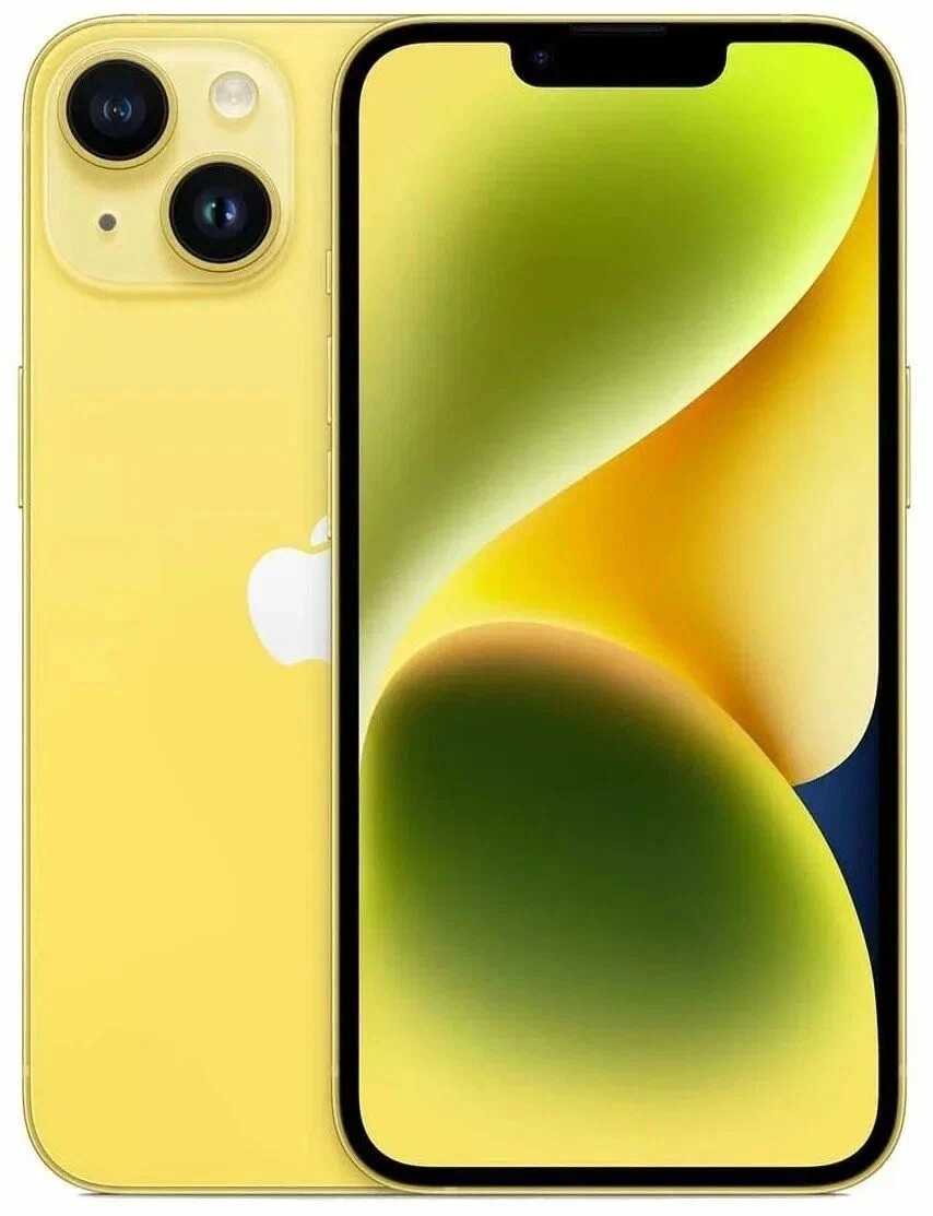 Смартфон Apple iPhone 14 128 ГБ Желтый