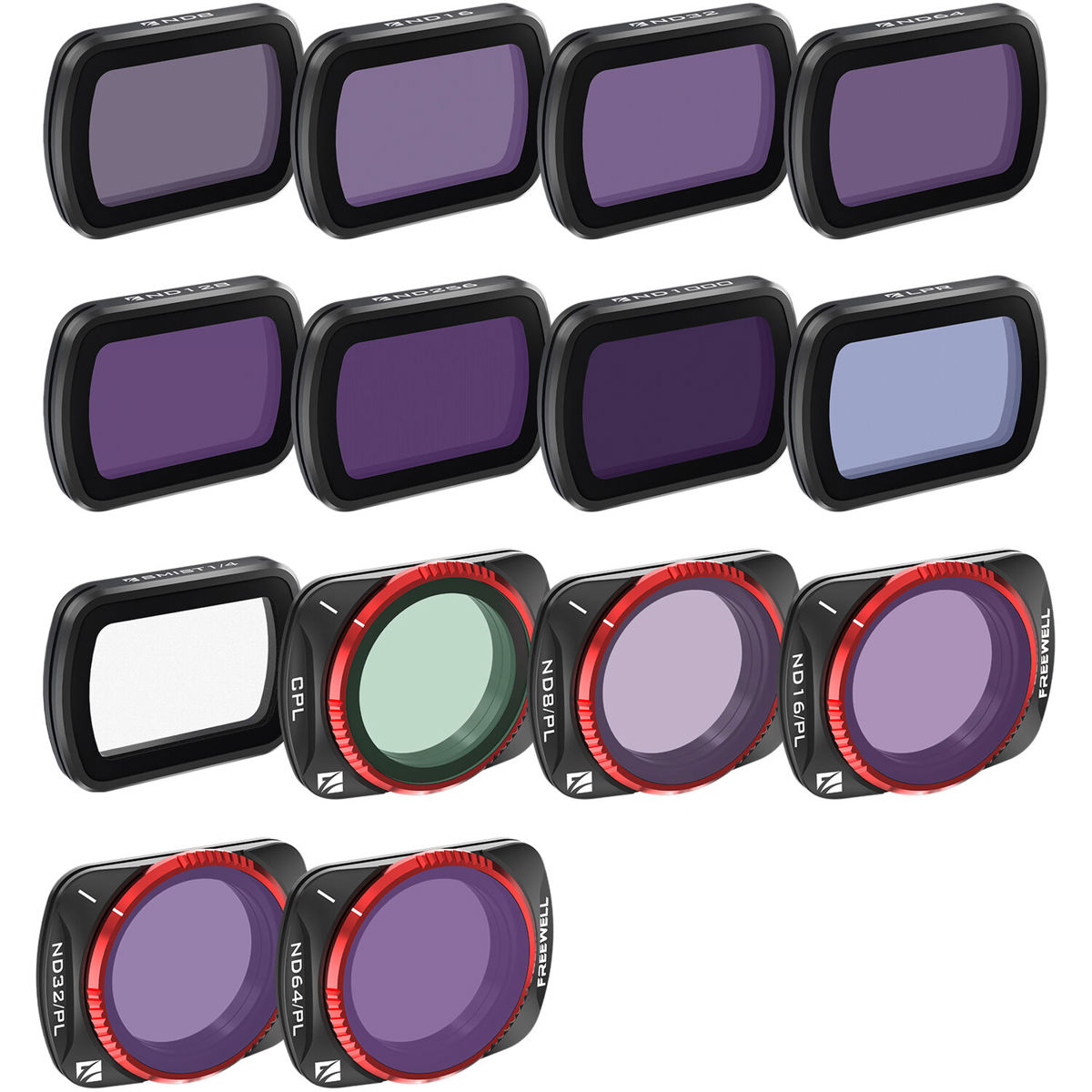 Набор светофильтров Freewell Mega 14Pack для DJI Osmo Pocket 3, фото 2