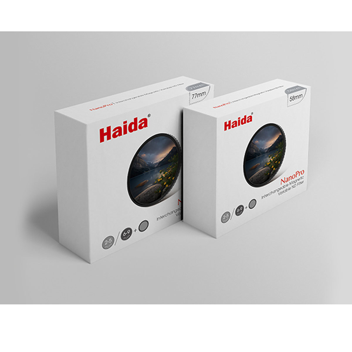 Светофильтр Haida NanoPro Interchangeable Magnetic Variable ND 2-5/6-9 Stops 67mm, фото 5