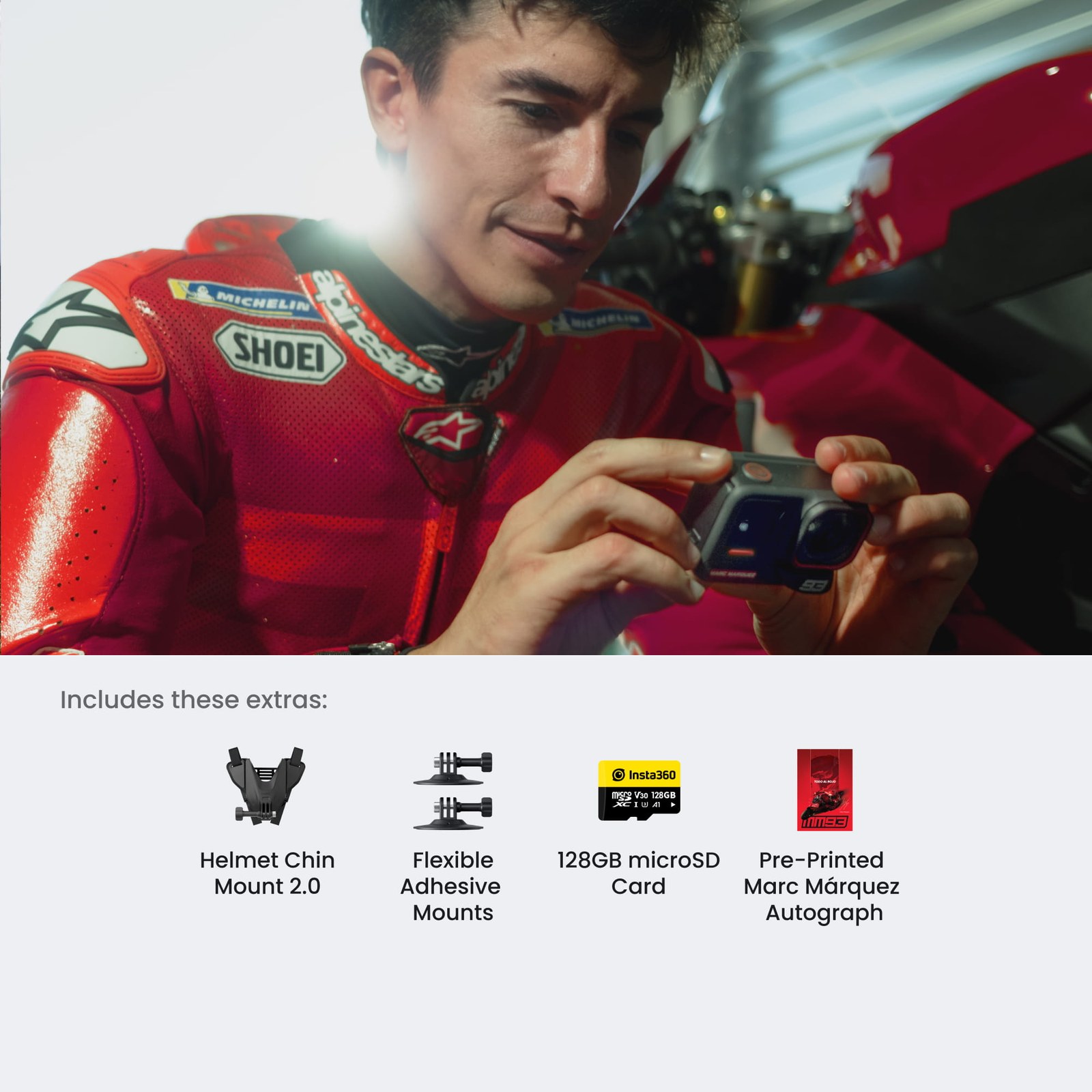 Экшн-камера Insta360 Ace Pro 2 Marc Marquez MM93 Edition, фото 2
