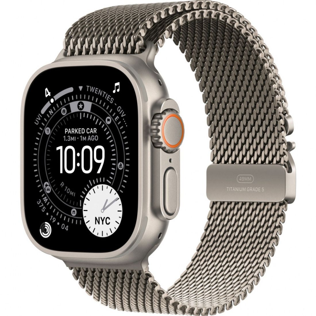 Умные часы Apple Watch Ultra 3 49mm Natural Titanium Milanese Natural