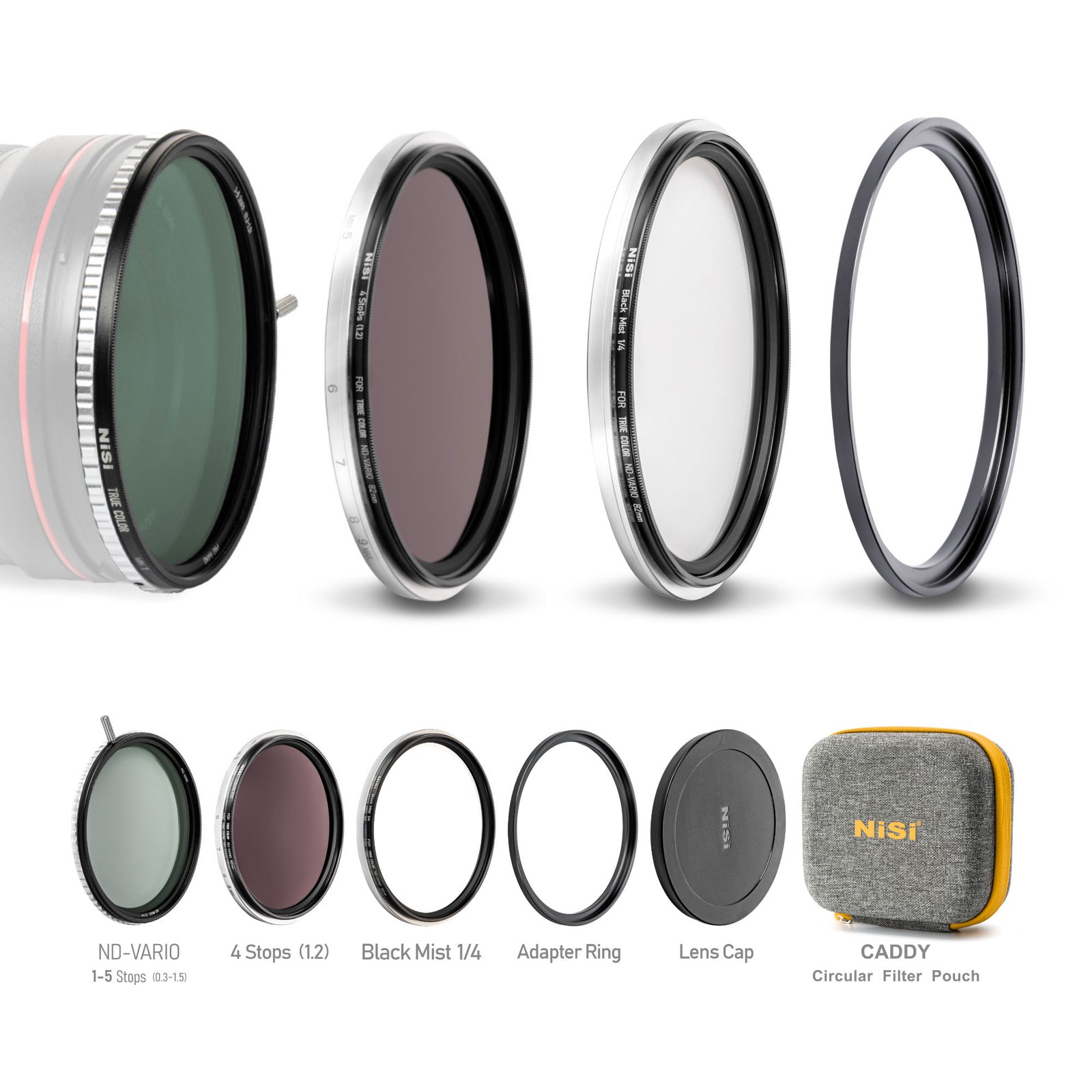 Набор светофильтров NiSi Swift VND Mist Kit 1–9 Stops 67mm, фото 2