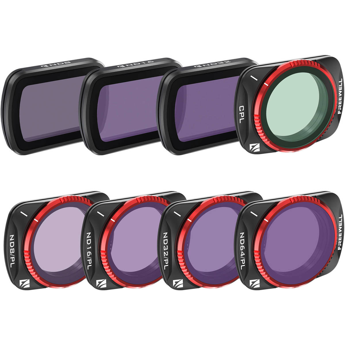 Набор светофильтров Freewell All Day 8Pack для DJI Osmo Pocket 3, фото 2