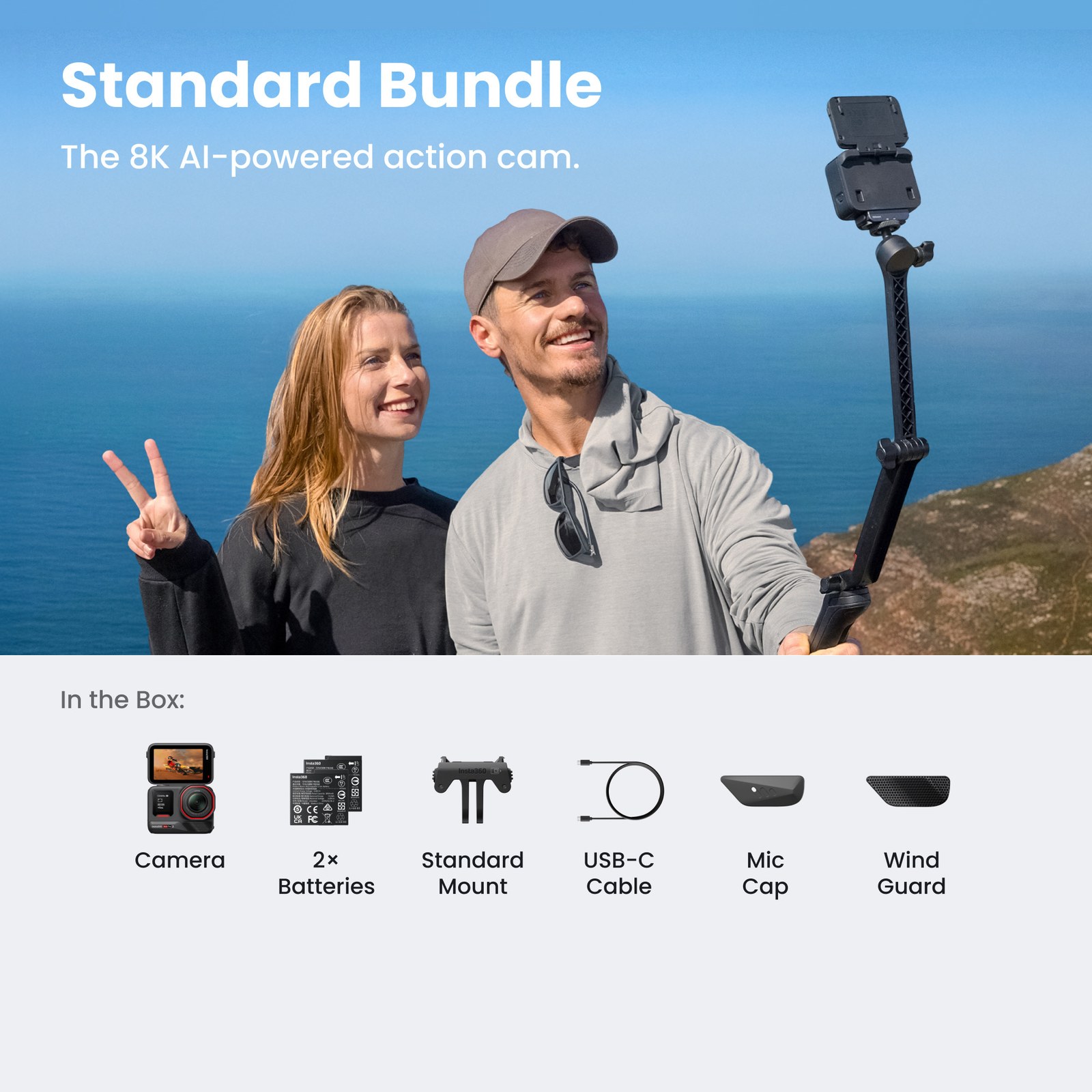 Экшн-камера Insta360 Ace Pro 2 Dual Battery, фото 2