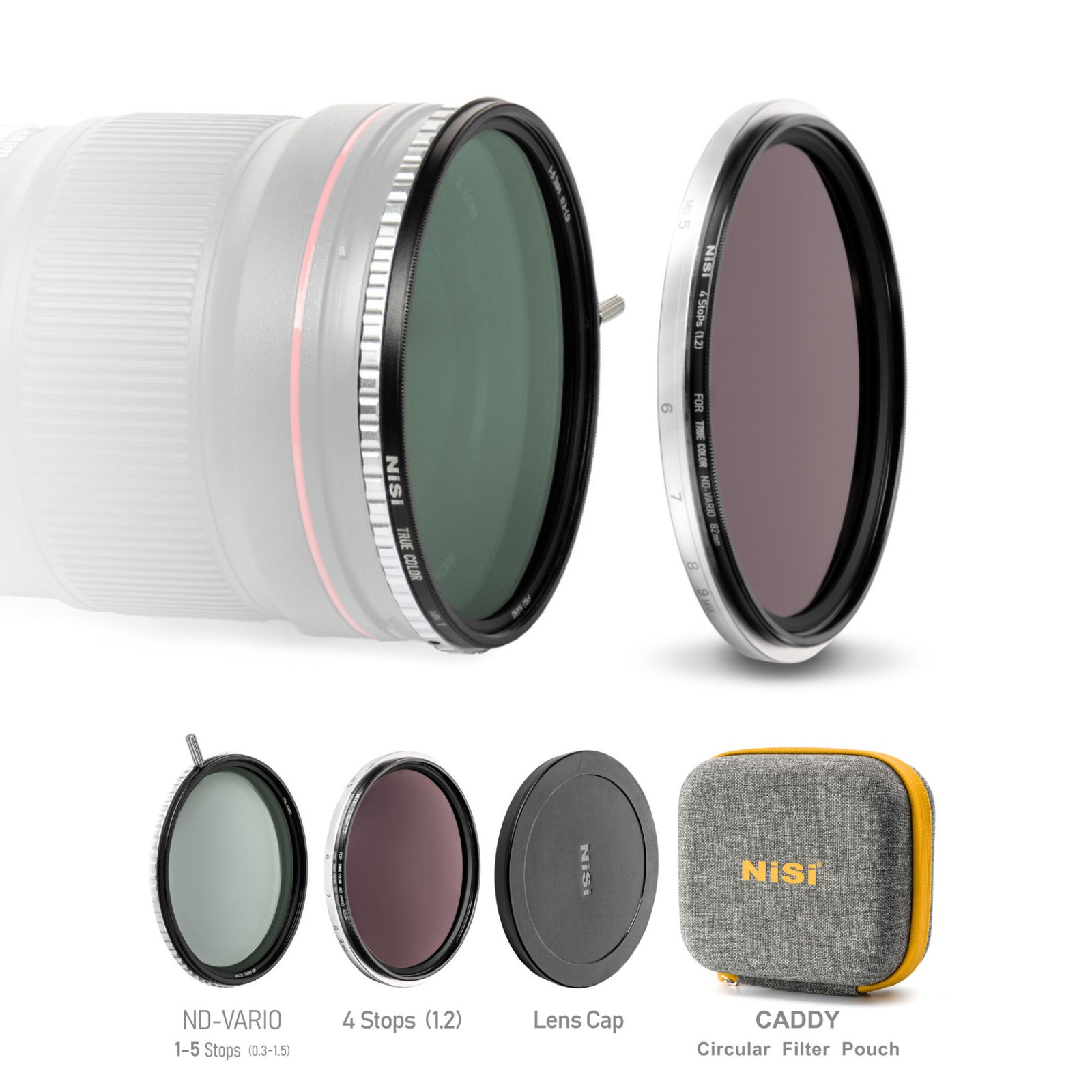 Набор светофильтров NiSi Swift True Color VND Kit 1–9 Stops 58mm, фото 2