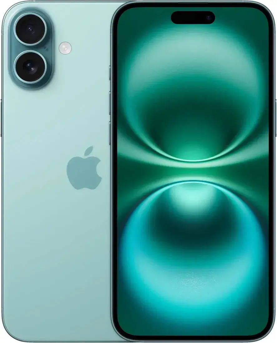Смартфон Apple iPhone 16 256 ГБ Бирюзовый