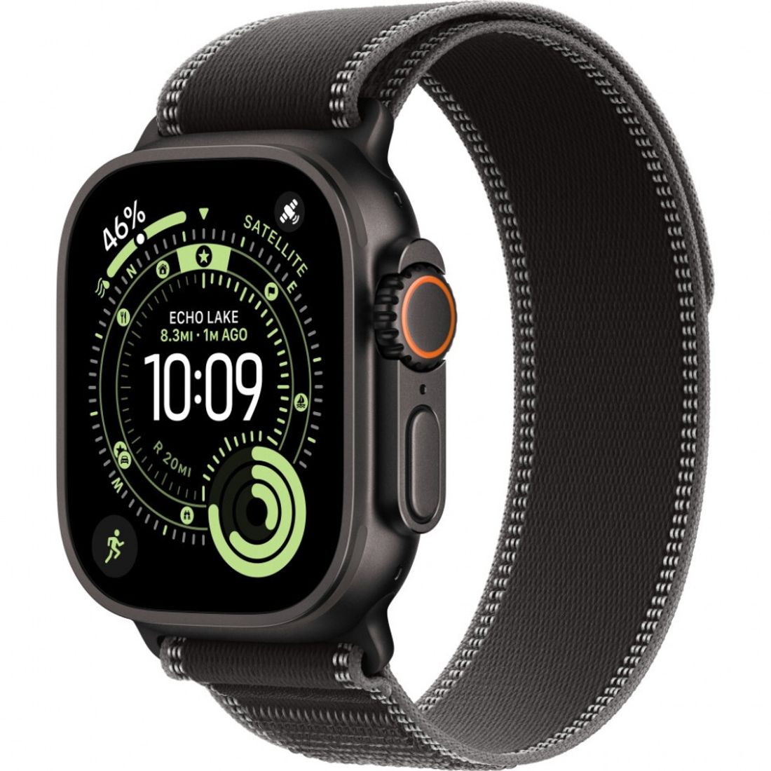Умные часы Apple Watch Ultra 3 49mm Black Titanium Trail Loop Black/Charcoal