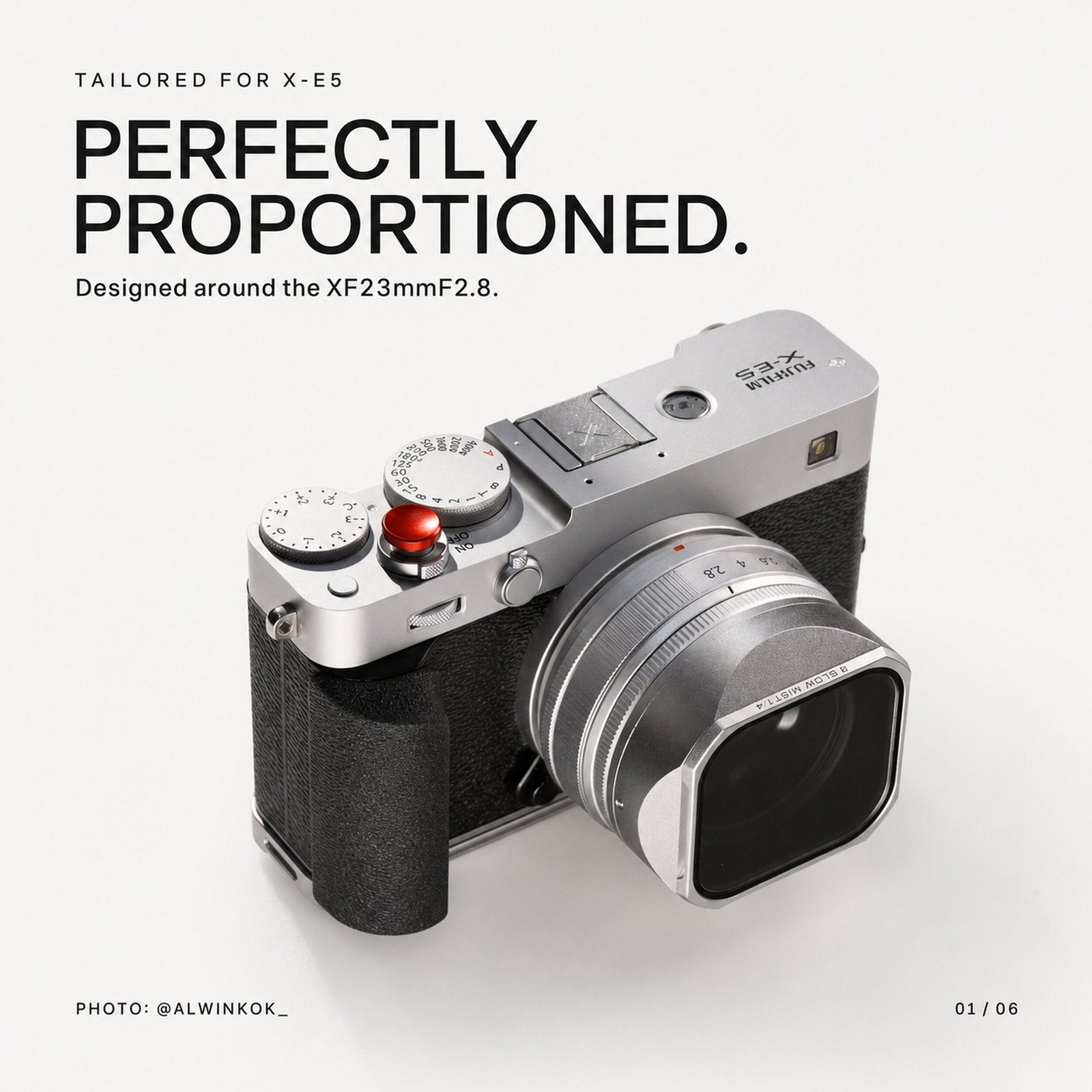Бленда Freewell Lens Hood с фильтрами UV/PL/Glow Mist 1/4 для Fujifilm X-E5 (XF23mmF2.8), фото 3