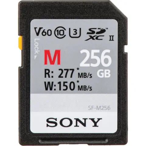 Карта памяти Sony SDXC UHS-II SF-M 256GB (SF-M256)