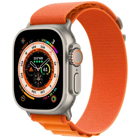 Умные часы Apple Watch Ultra 49mm Titanium Alpine Loop Оранжевый