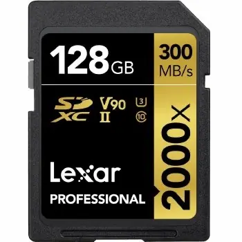 Lexar V90 gold 128Gb
