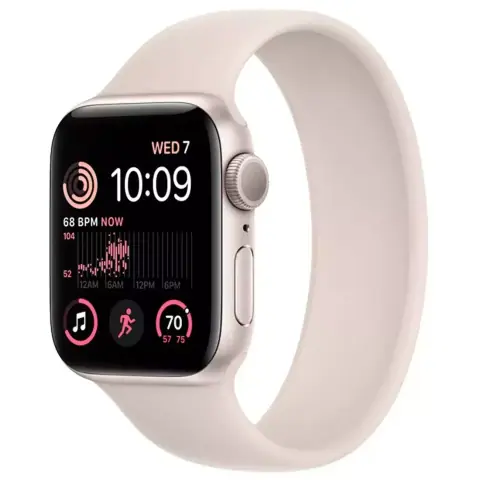 Умные часы Apple Watch SE 2024 44mm Aluminum Sport Сияющая звезда
