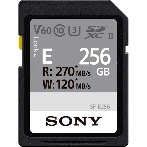 Карта памяти Sony SDXC UHS-II SF-E 256GB (SF-E256)
