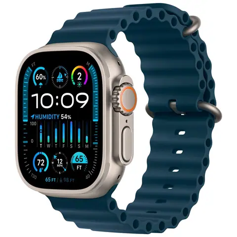Умные часы Apple Watch Ultra 2 49mm Titanium Ocean Band Blue