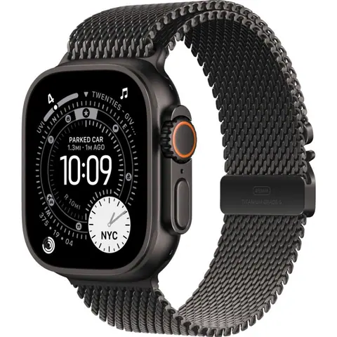Умные часы Apple Watch Ultra 3 49mm Black Titanium Milanese Black