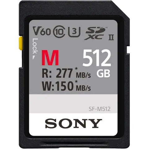 Карта памяти Sony SDXC UHS-II SF-M 512GB (SF-M512)