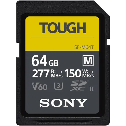 Карта памяти Sony SDXC UHS-II Tough 64GB (SF-M64T)