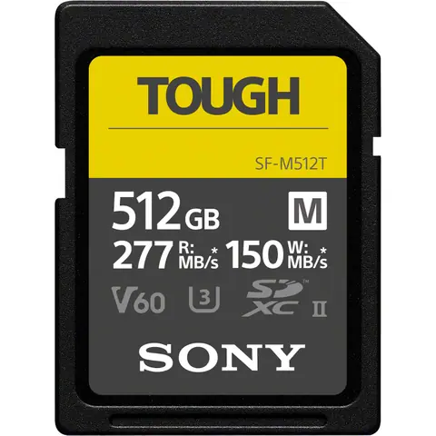 Карта памяти Sony SDXC UHS-II Tough 512GB (SF-M512T)