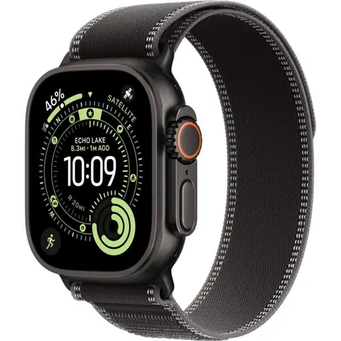 Умные часы Apple Watch Ultra 3 49mm Black Titanium Trail Loop Black/Charcoal